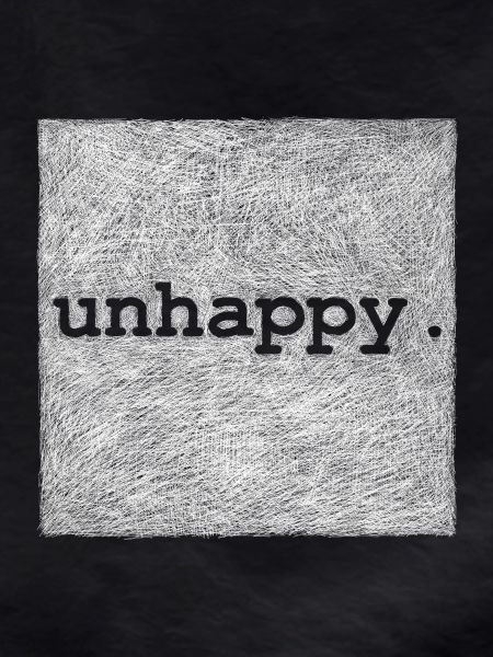 unhappy - White version