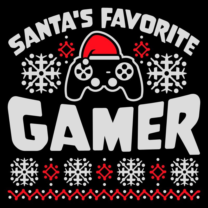 La manette de jeu préférée du Père Noël Nerd de Noël