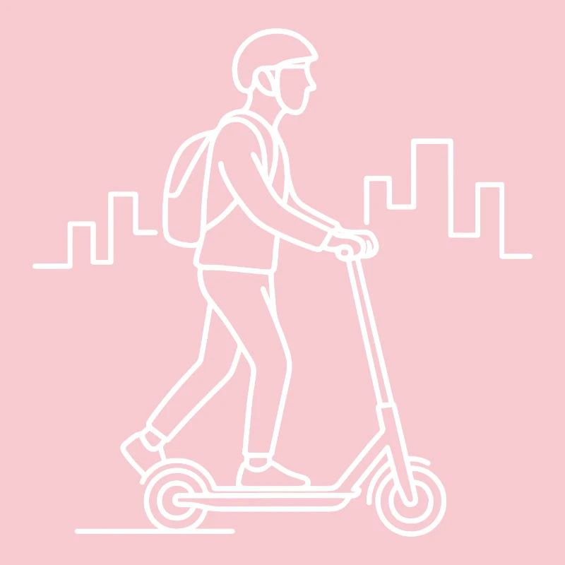 E-Scooter Driver Sketch – Urban Design