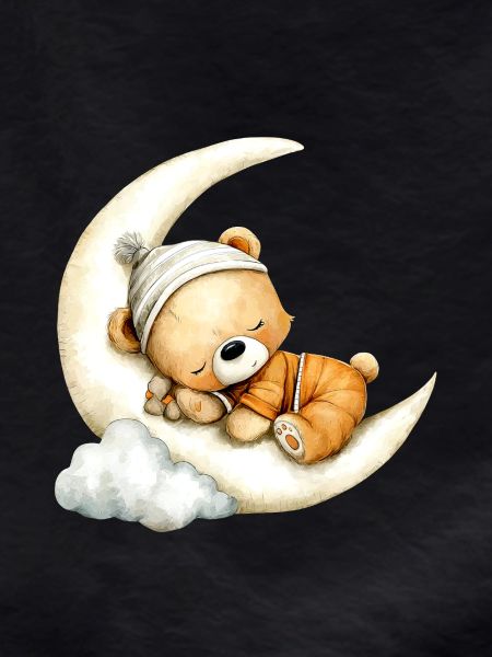 sleeping teddy bear