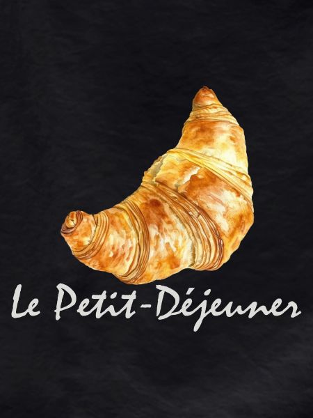 Croissant French Breakfast Design