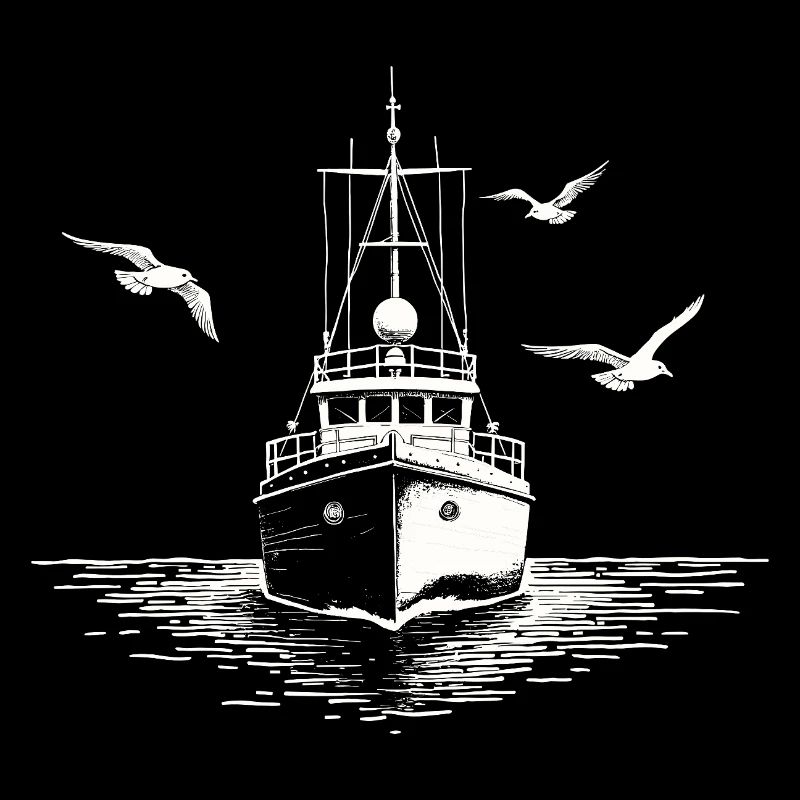 Cutter de pêche Chalutier Pêche Mer