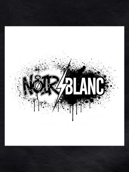 North White Graffiti Flash