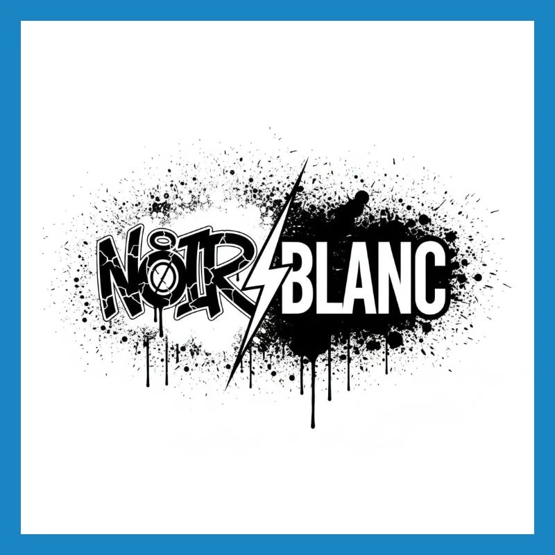 North White Graffiti Flash