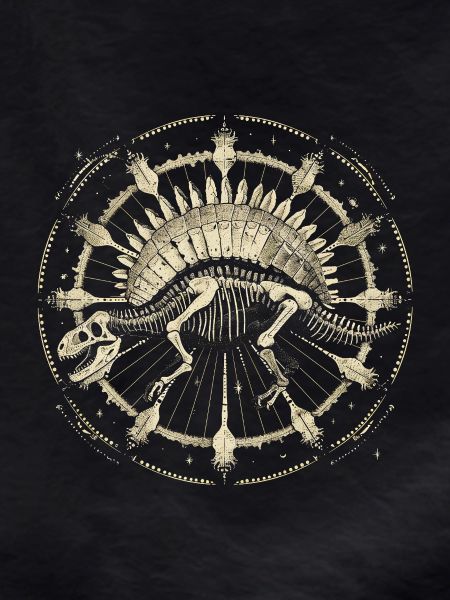 Stegosaurus Skeleton – Cosmic Boho Fossil