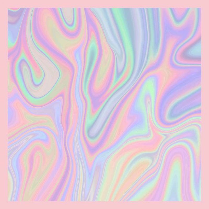 Iridescent Abstract Liquid Pastel Pattern