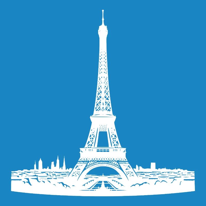 Französischer Blickfang Eiffelturm typisch Paris