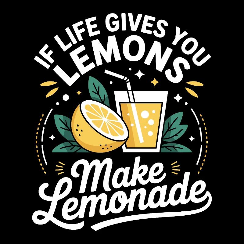 Si la vie te donne des citrons, fais de la limonade