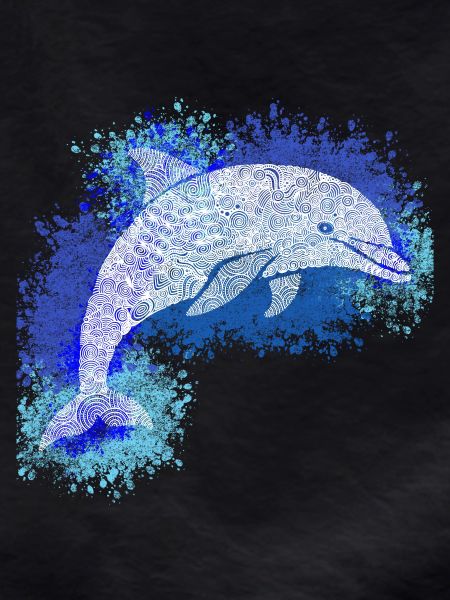 Zentangle Dolphin