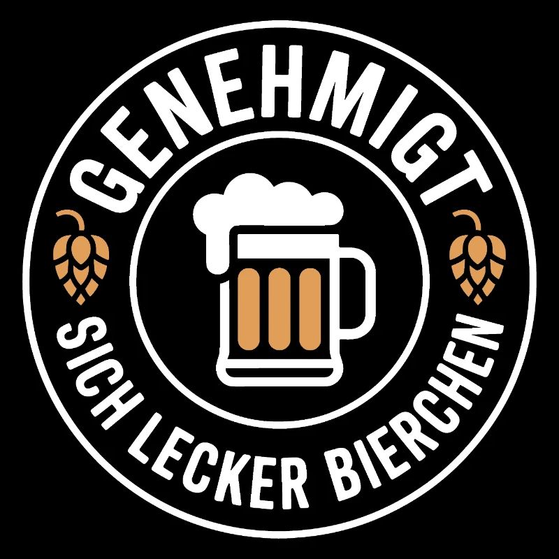 Genehmigt Sich Lecker Bierchen Saufen Party Bier 