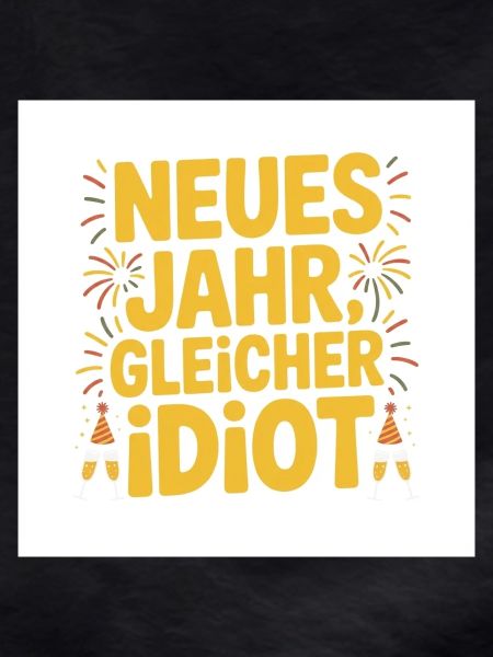 New year, same idiot