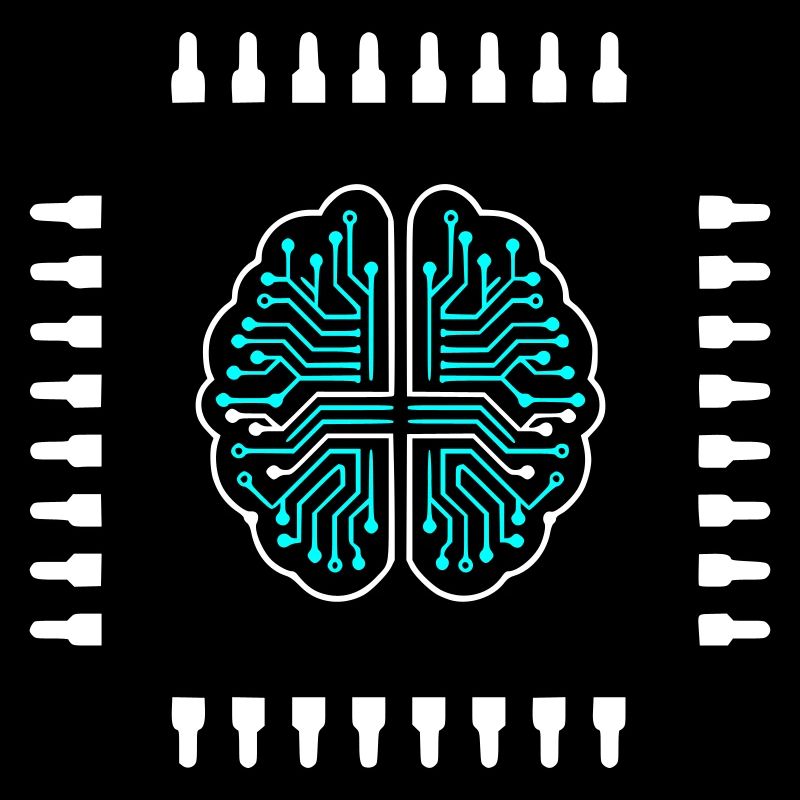 Vecteur technologique de processeur de puce cérébrale IA