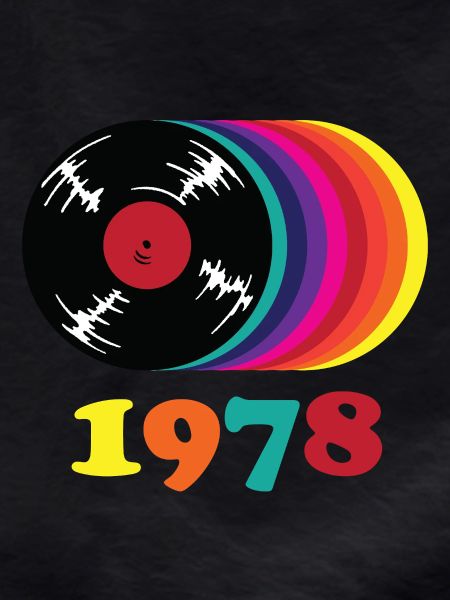 Retro Vinyl Rainbow 1978