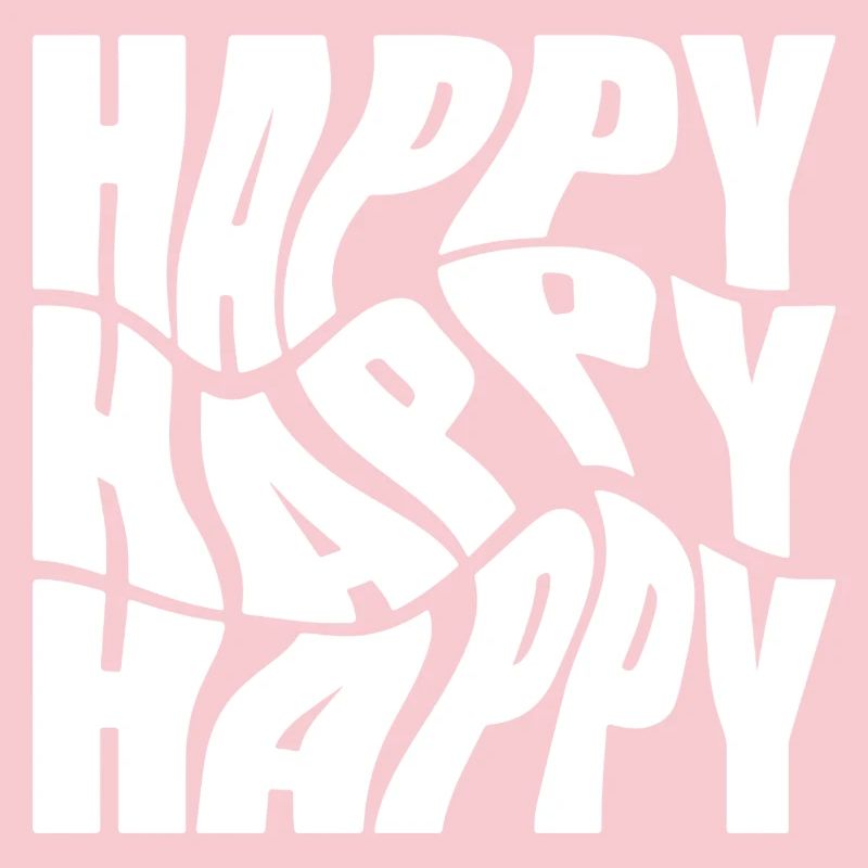 Bold Happy Graffiti Typography