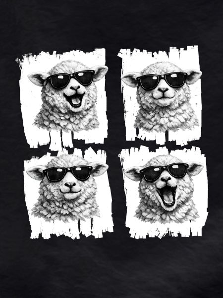 Sheep Sunglasses Quartet