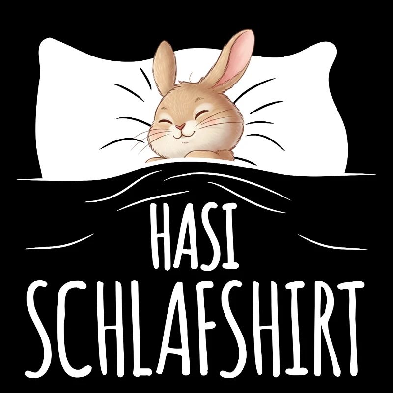 Bunny Sleep Shirt Black