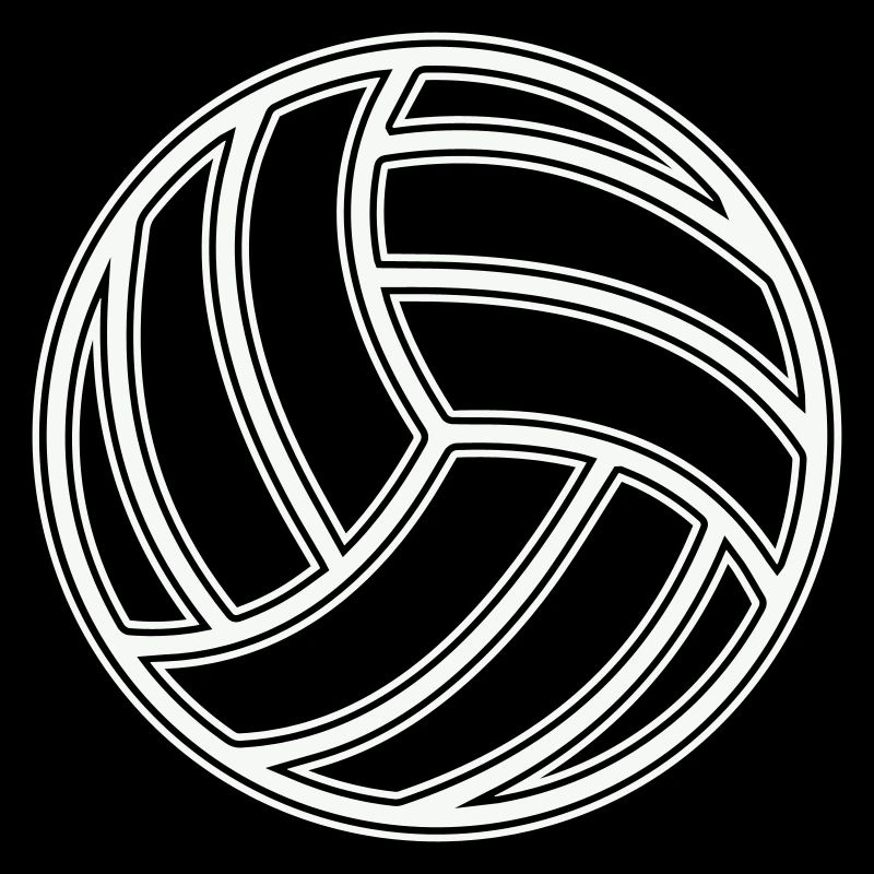 Volleyball Kreis-Muster