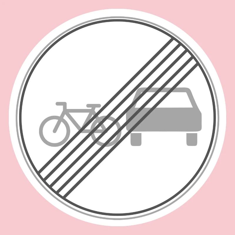 Overtaking by bike allowed again