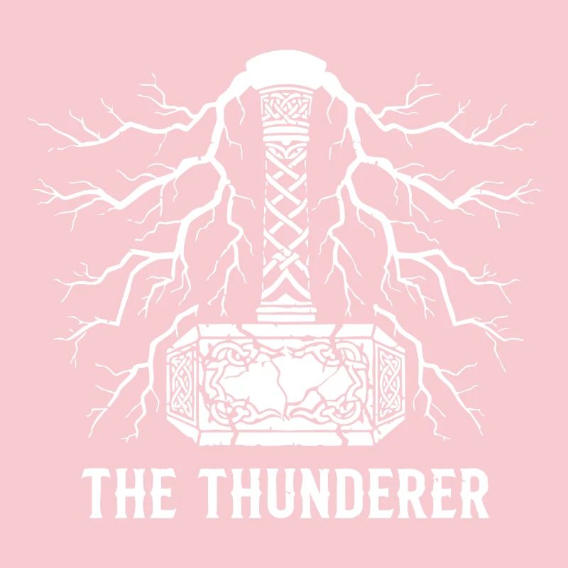 Der Donnerer Thors Hammer Mjölnir Blitz