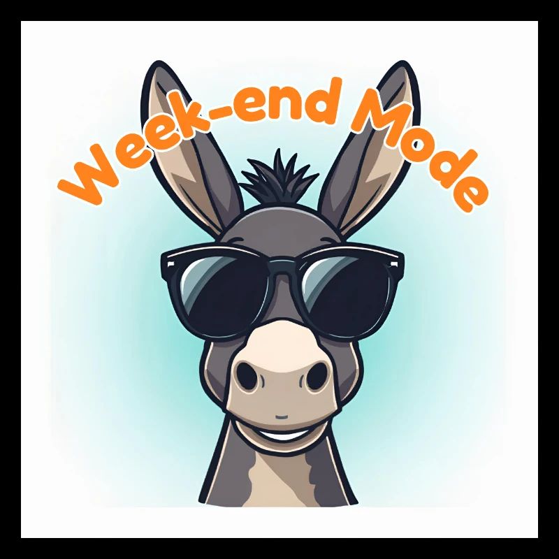 Esel-Wochenend-Mode