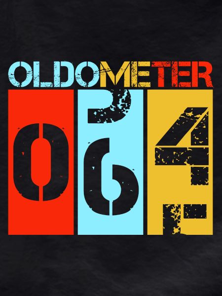 Oldometer 64 Sixty Fourth Birthday