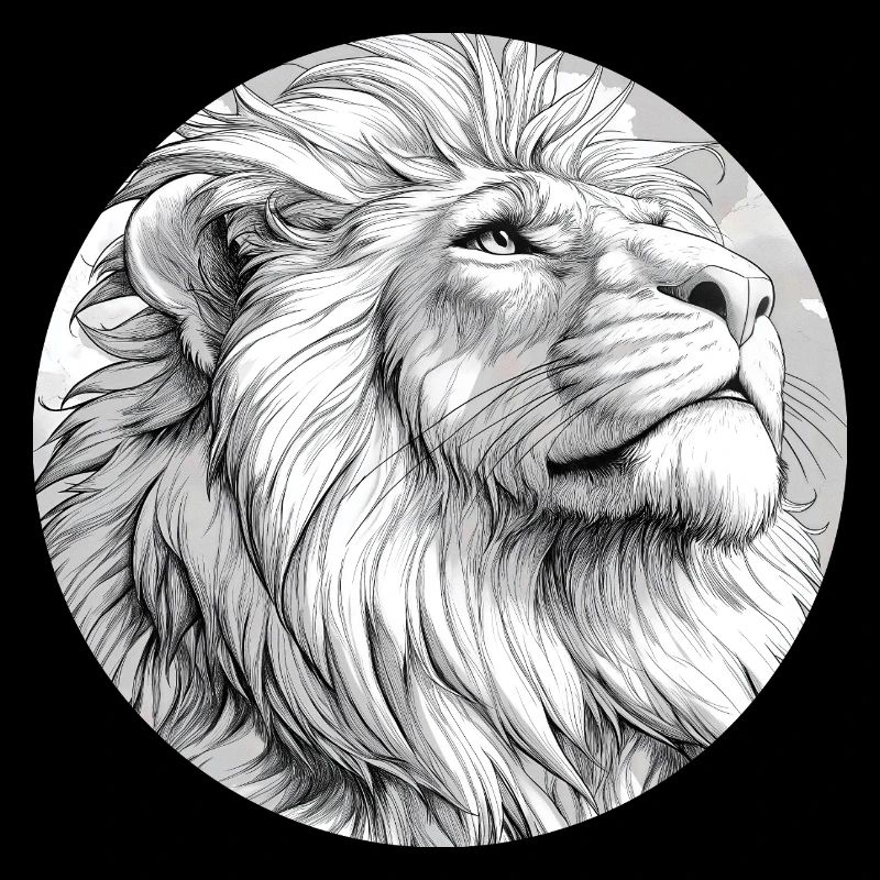 Lion Drawing