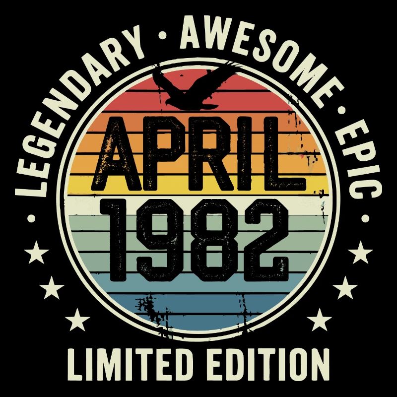 Limitierte Ausgabe April 1982 – Vintage-Design 1982