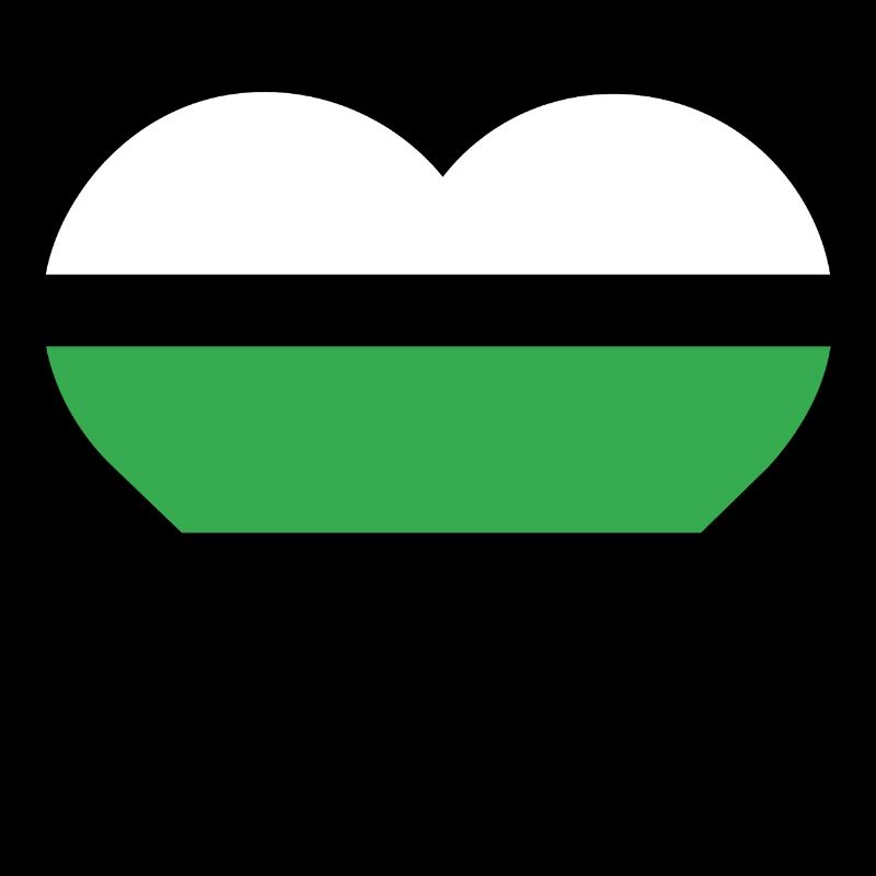 Drapeau de la fierté Cœur · Neutrois