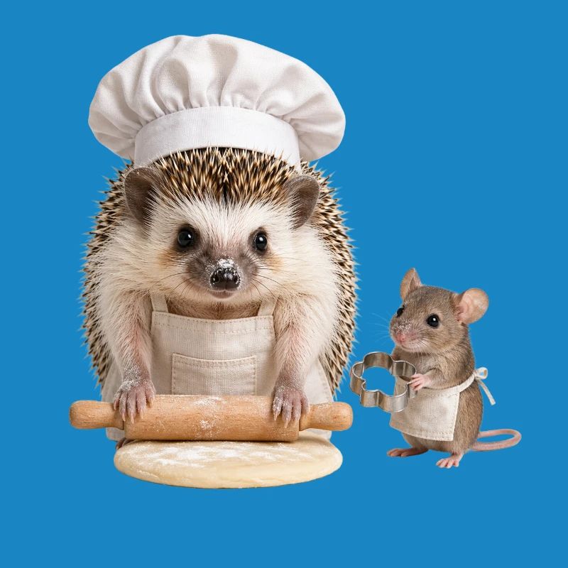 Igelbäcker mit Maushelfer