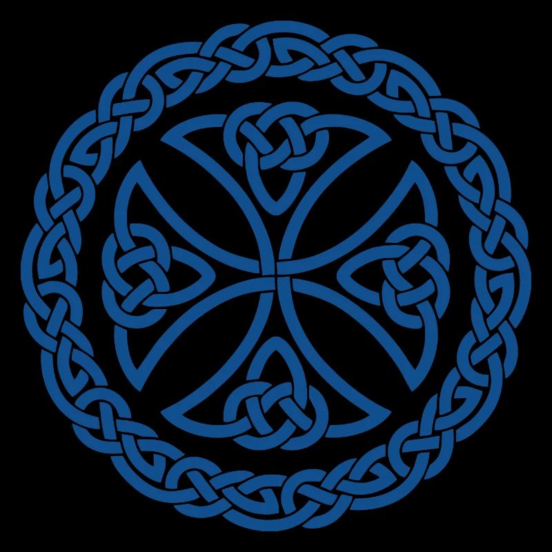 Celtic Knot Circle Emblem