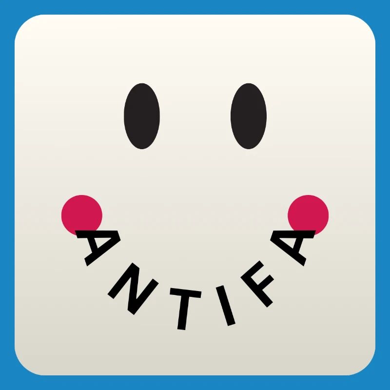 Friendly Antifa Greige | Gradient Design Smile