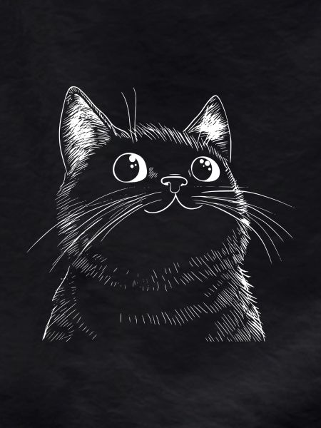 Funny Cat Sketch