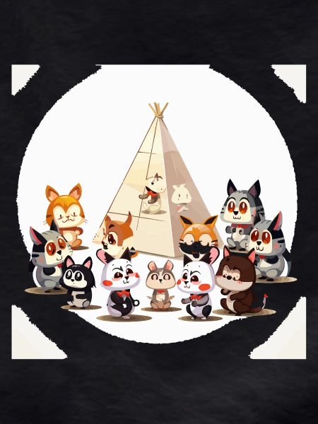 Animal Campfire Round