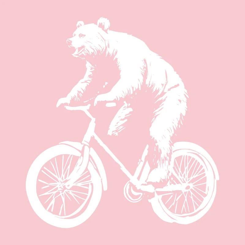 Funny Bicycle Bear
