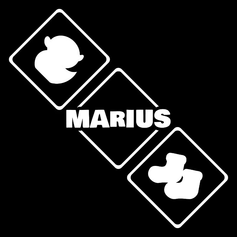 Oiseau avec le logo Marius Diamant