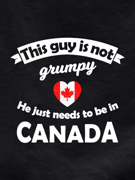 Grumpy Guy Canada Heart Tee