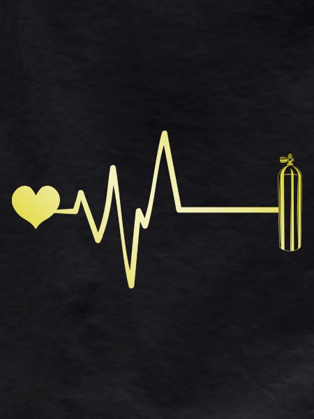 Oxygen Diving Heart Pulse