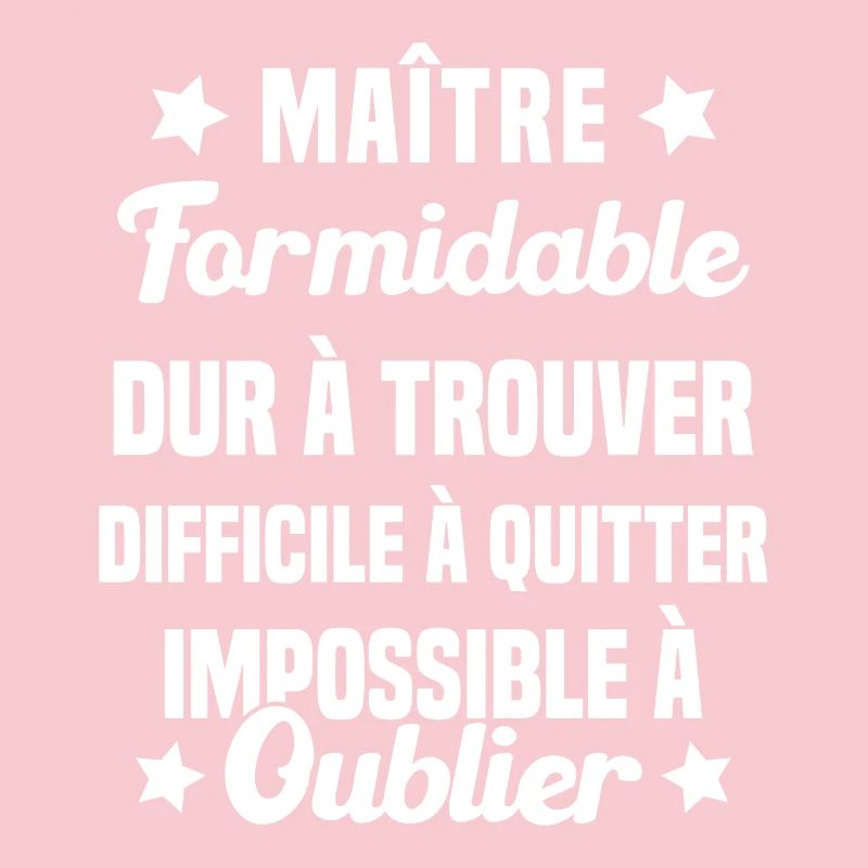 Maître Formidable Idée Cadeau Maître D'école