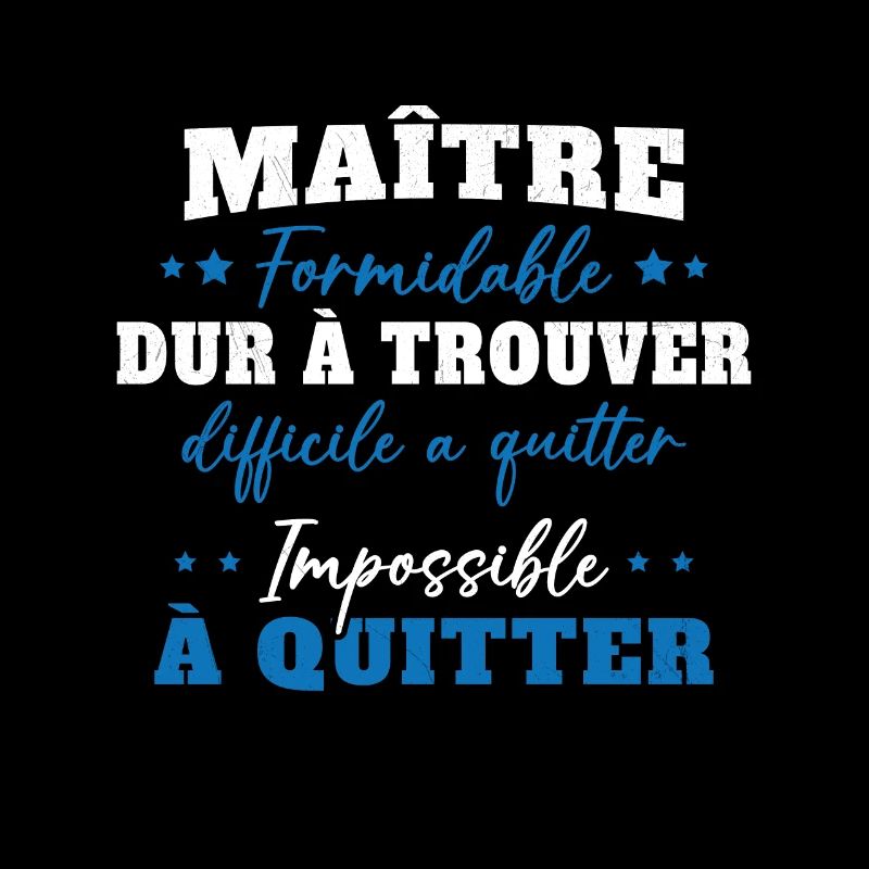Maître formidable idée cadeau maître d'école