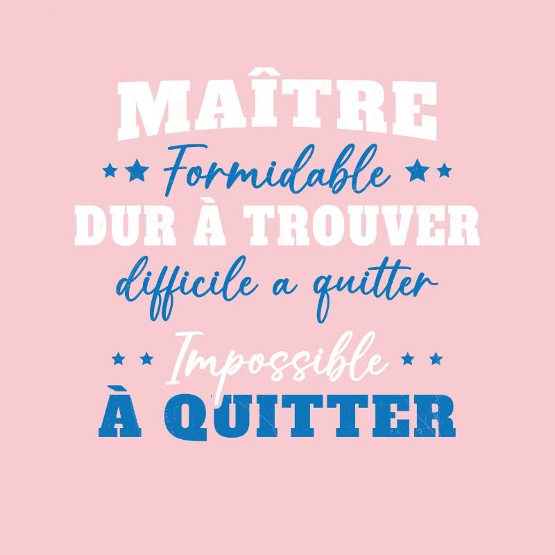 Maître formidable idée cadeau maître d'école