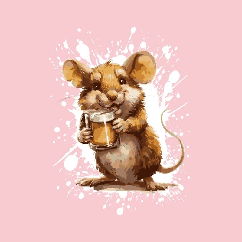 Mouse Beer Funny