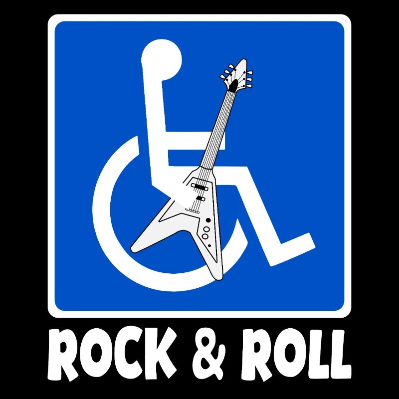 Rock & Roll - rock 'n' roll - Rollstuhl witzig