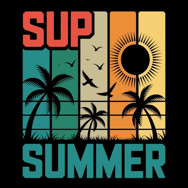 SUP summer - Palm Trees & Beach