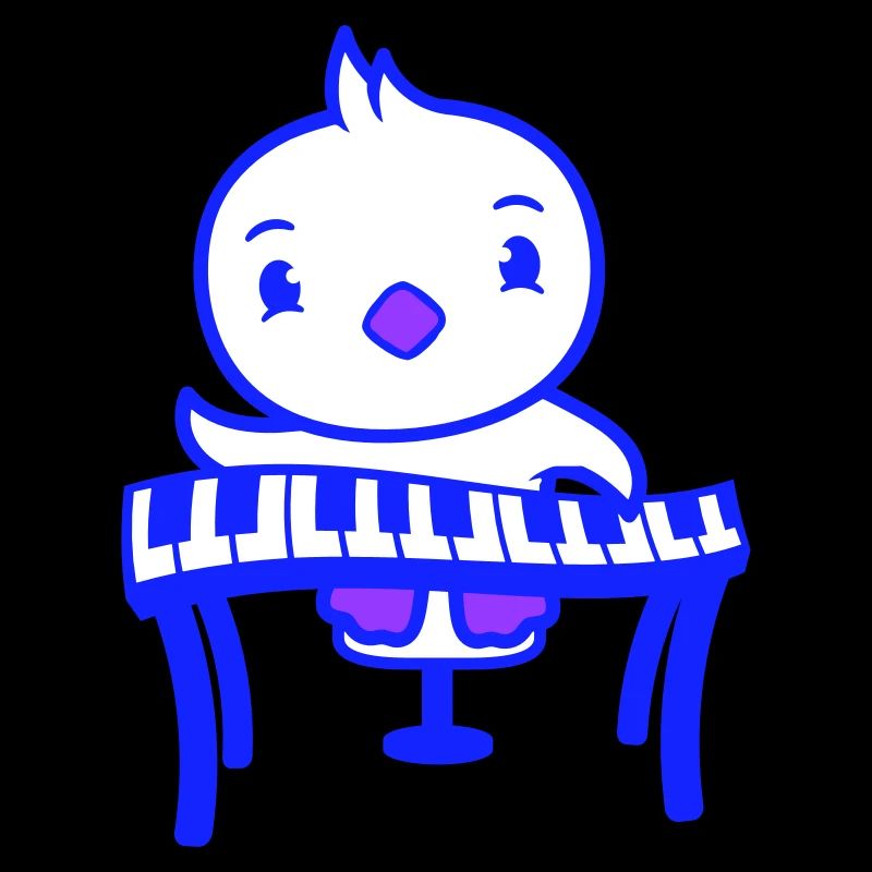 Duck Bird Little Birthing Chick Cute Keyboard Play