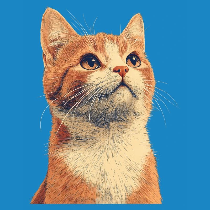 Chat roux mignon