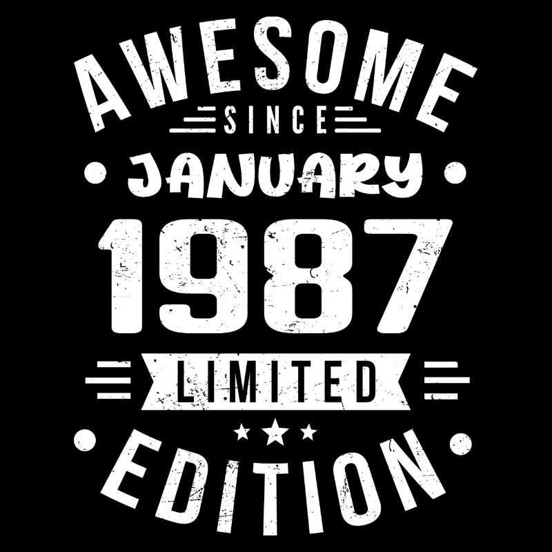 Januar 1987 - Geburtstag Januar 1987 I Januar 1987