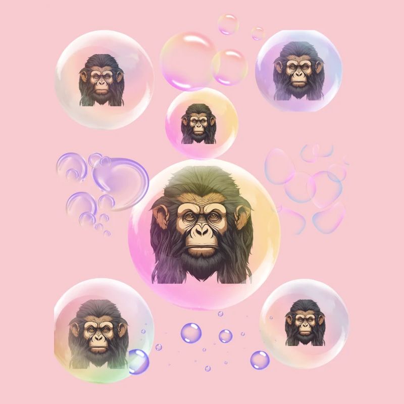 Soap Bubbles Monkey