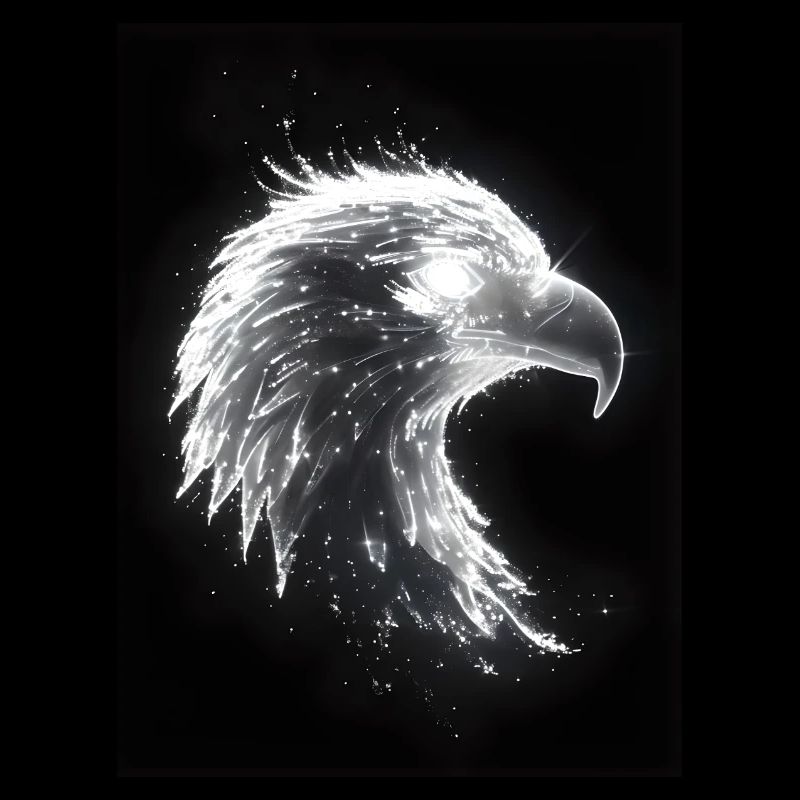 Cadeau Eagle Neon Glow