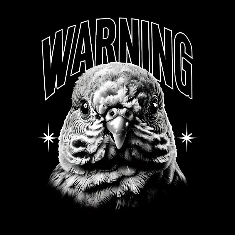 Warning Taube Vogel Geschenk