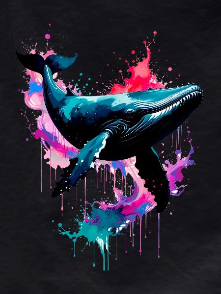 Wal, illustration,bunt,graffiti,bunt,splash